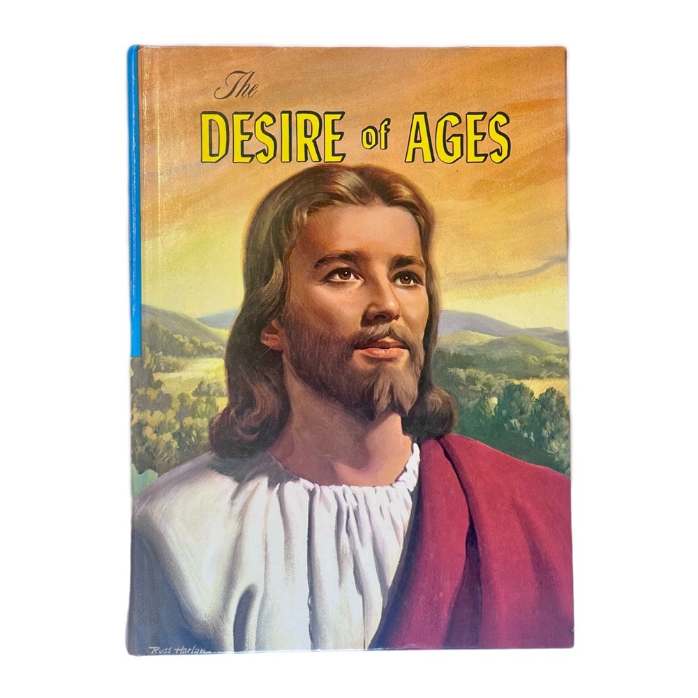 The Desire Of Ages by Ellen G. White Vintage 1964 Illustrated Hardcover Book